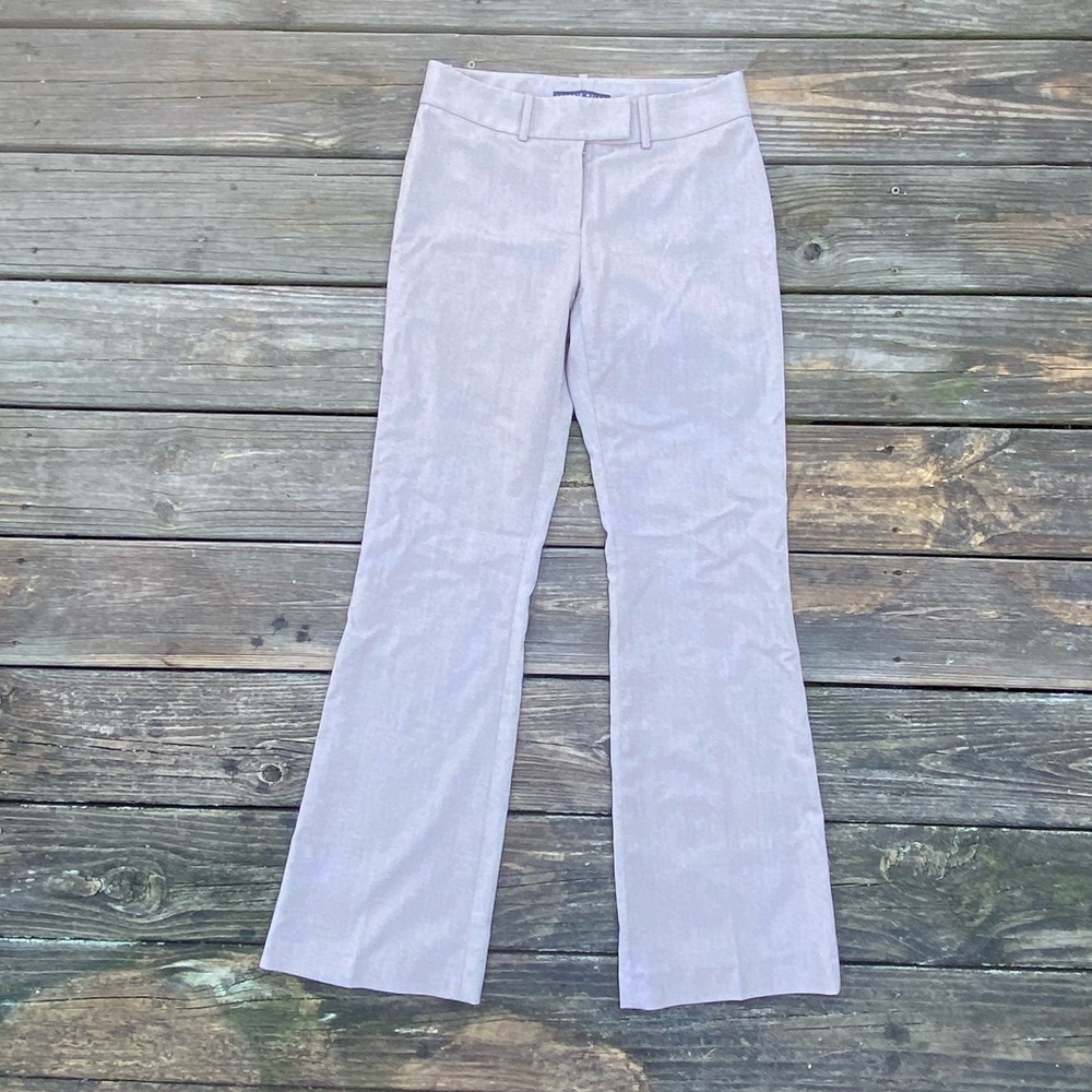 ANTONIO MELANI Pale Lavender Boot-Cut Pants
